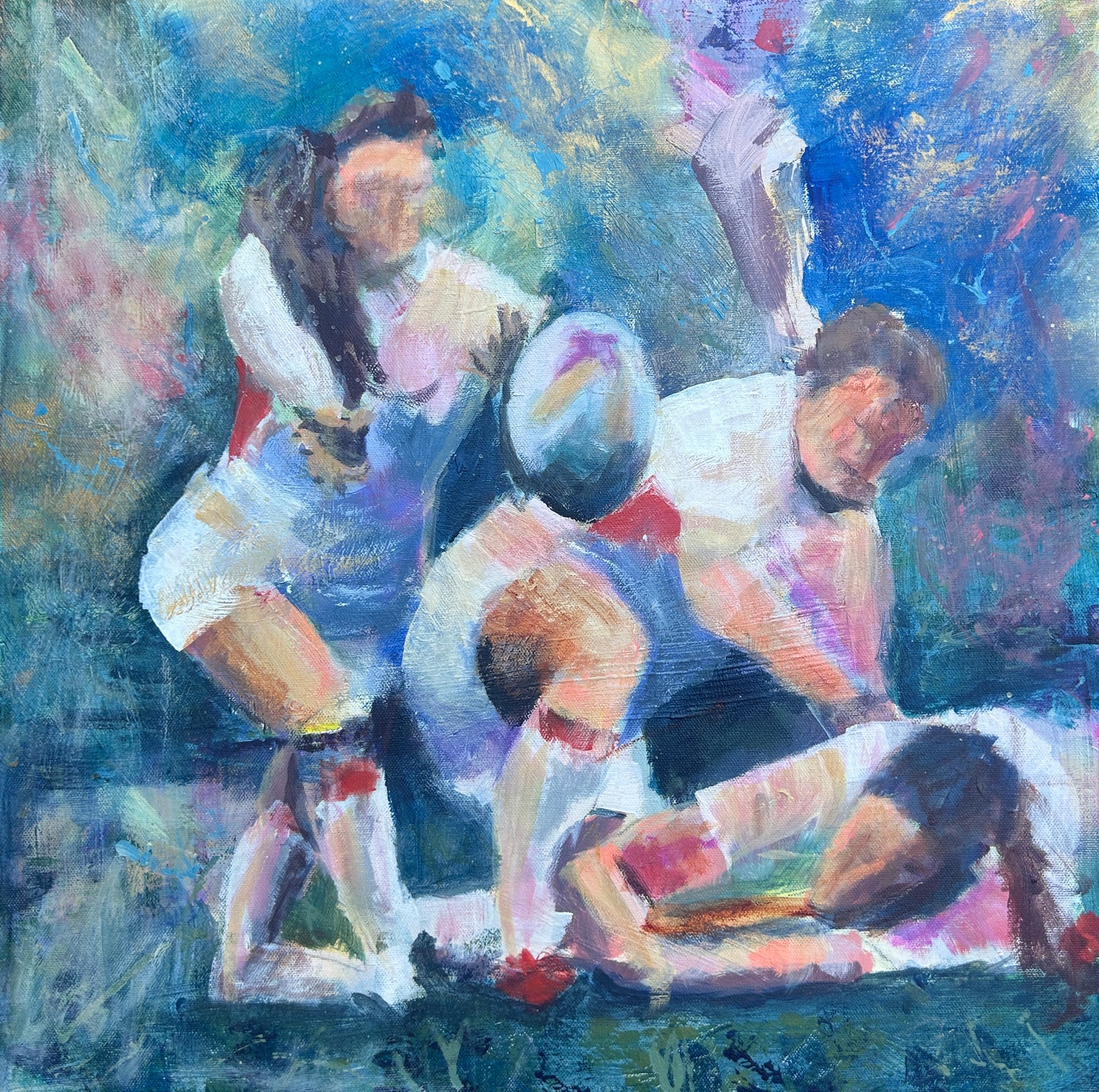 Lucy - Women's Rugby inspired art - LJagz-studio