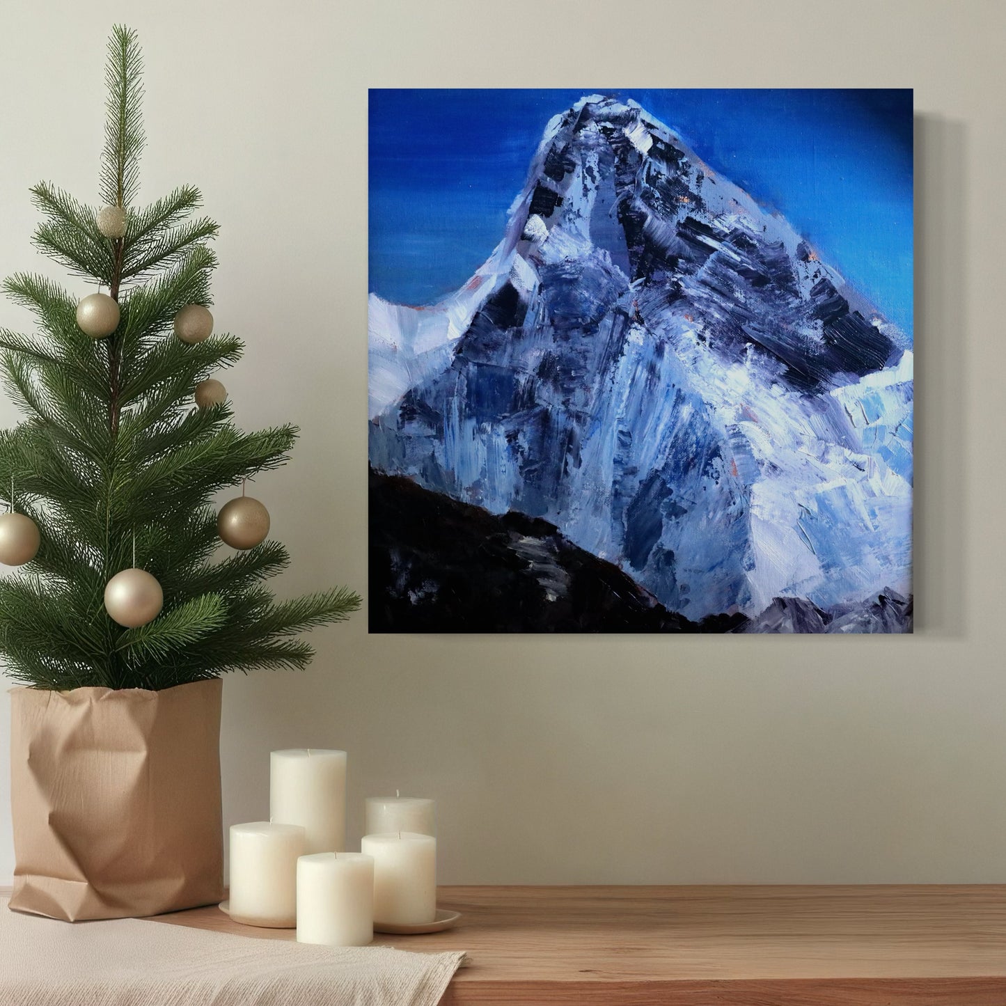 K2 - original oil painting - LJagz-studio