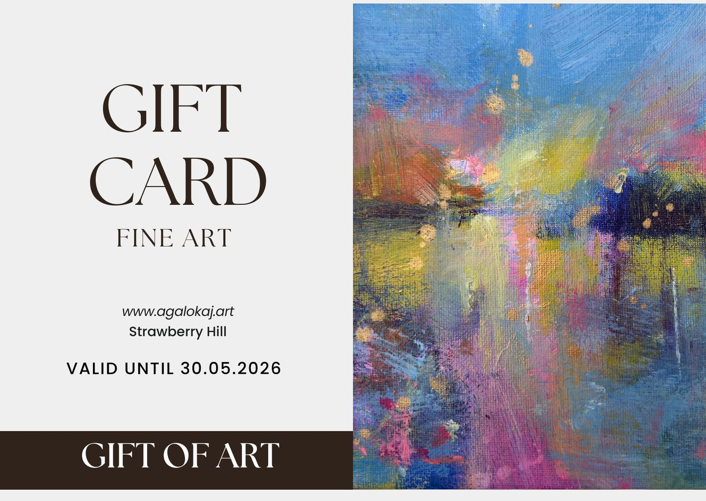 Share the Joy of Art with a Gift Card ❄️🎨