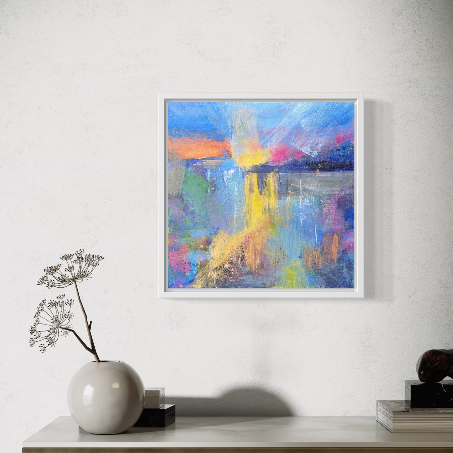 Twilight over Thames - original painting - LJagz-studio