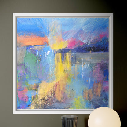 Twilight over Thames - original painting - LJagz-studio