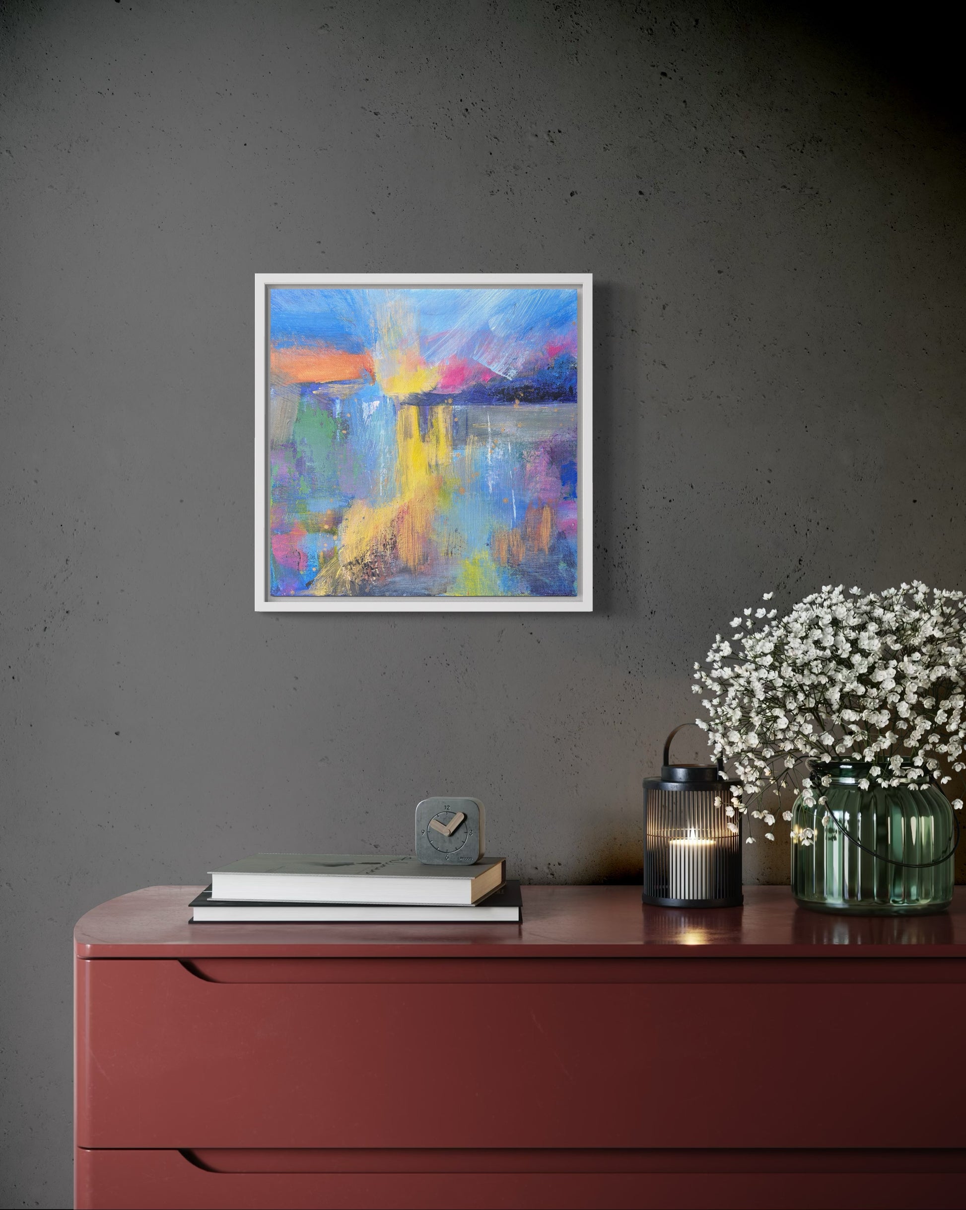 Twilight over Thames - original painting - LJagz-studio