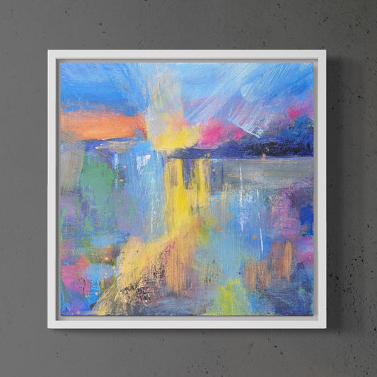 Twilight over Thames - original painting - LJagz-studio