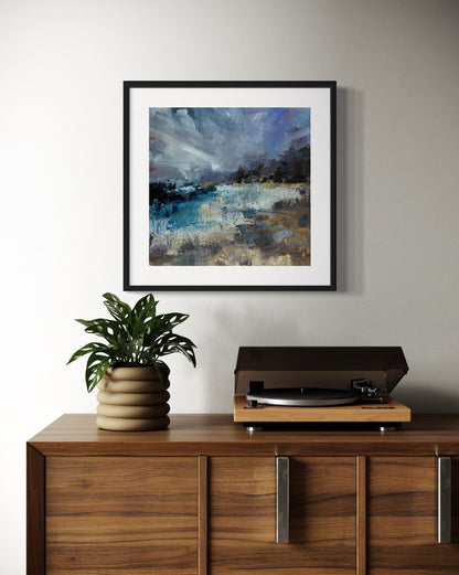 Windy and salty, Fowey - art prints - LJagz-studio