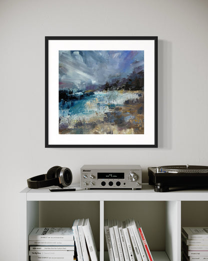 Windy and salty, Fowey - art prints - LJagz-studio