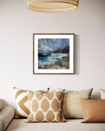 Windy and salty, Fowey - art prints - LJagz-studio