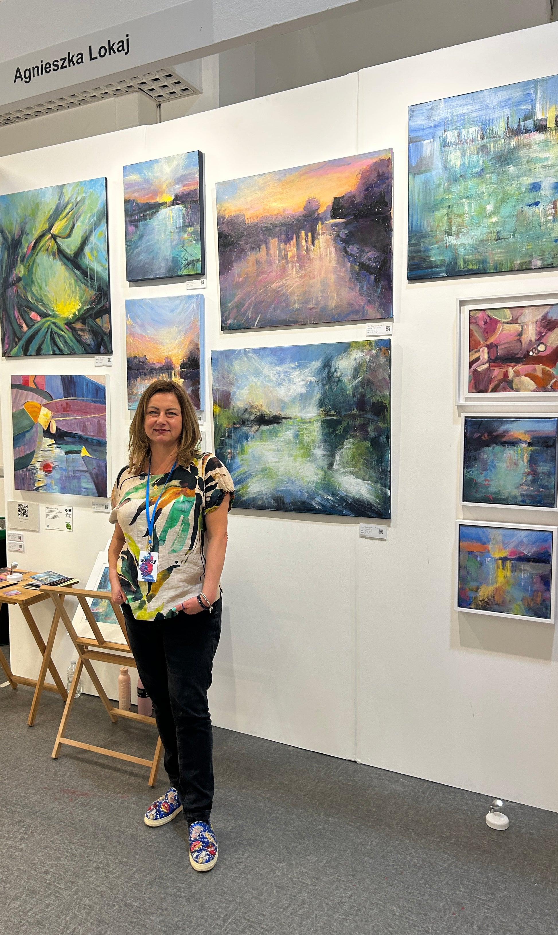 Sunrise on the Thames at Hampton Court - original paining - LJagz-studio