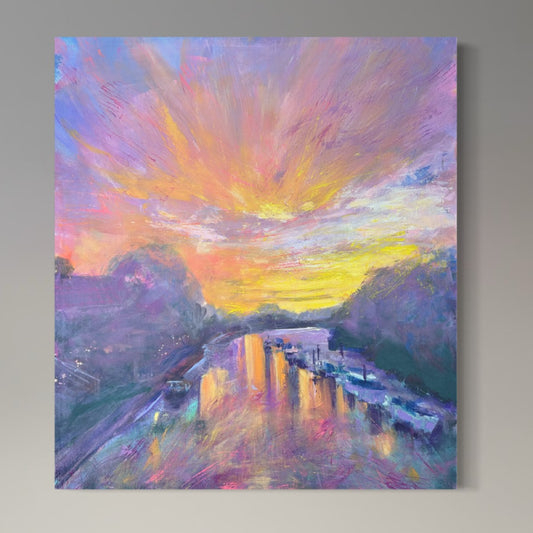 "Teddington Twilight" - Canvas print - LJagz-studio